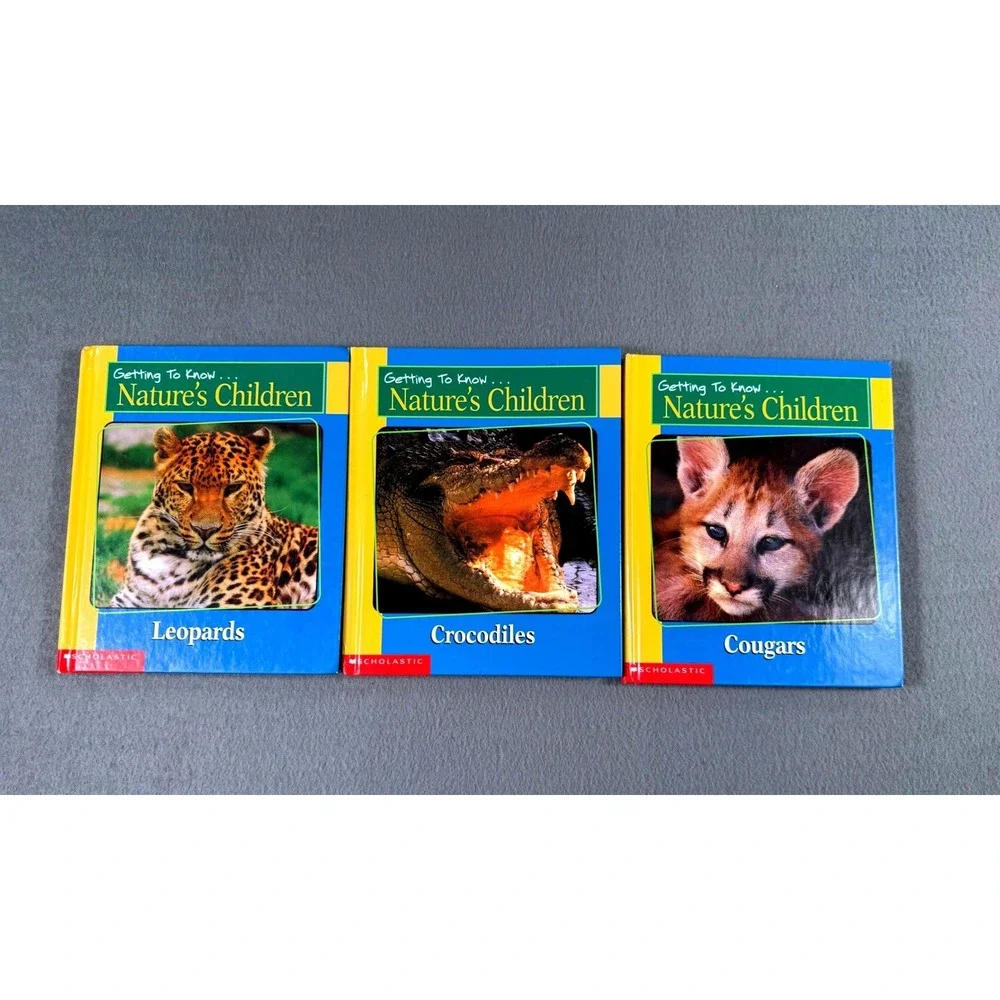 Vintage Scholastic Nature's Children Animal Books Set of 3‎ 1990 Homeschool